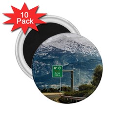 Landscape Highway Scene, Patras, Greece 2 25  Magnets (10 Pack)  by dflcprintsclothing