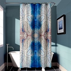 Mixed Media Art Shower Curtain 36  X 72  (stall) 