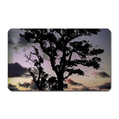 Sunset Coastal Park Landscape, Montevideo Uruguay Magnet (rectangular)