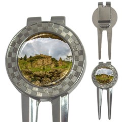 Ancient Mystras Landscape, Peloponnese, Greece 3-in-1 Golf Divots by dflcprintsclothing