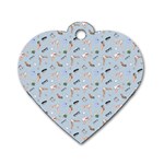 Office Dog Tag Heart (Two Sides) Front