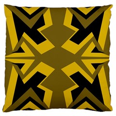 Abstract Pattern Geometric Backgrounds   Large Cushion Case (two Sides) by Eskimos