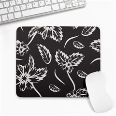 Folk Flowers Print Floral Pattern Ethnic Art Large Mousepads by Eskimos