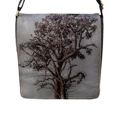 Big Tree Photo Illustration Flap Closure Messenger Bag (l) by dflcprintsclothing