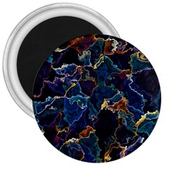 Oil Slick 3  Magnets by MRNStudios