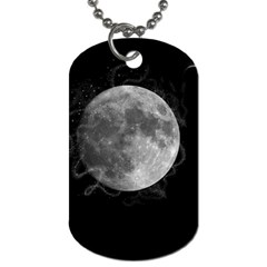 Lune Étoilé Dog Tag (two Sides)