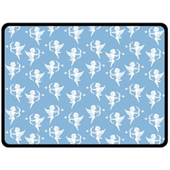 Cupid Pattern Fleece Blanket (large) 