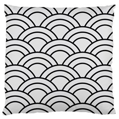 Black And White Pattern Standard Flano Cushion Case (two Sides) by Valentinaart