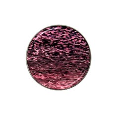 Pink  Waves Flow Series 11 Hat Clip Ball Marker by DimitriosArt