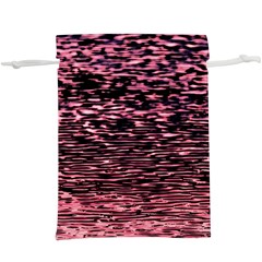 Pink  Waves Flow Series 11  Lightweight Drawstring Pouch (xl) by DimitriosArt