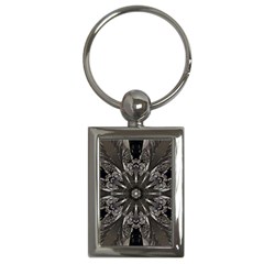 Mechanical Mandala Key Chain (rectangle) by MRNStudios