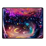 Galaxy glass Double Sided Fleece Blanket (Small)  45 x34  Blanket Front