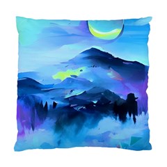 Moon Mountains Standard Cushion Case (two Sides) by Dazzleway