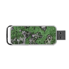 Modern Camo Grunge Print Portable Usb Flash (two Sides) by dflcprintsclothing