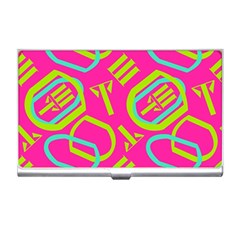 Abstract Pattern Geometric Backgrounds   Business Card Holder by Eskimos