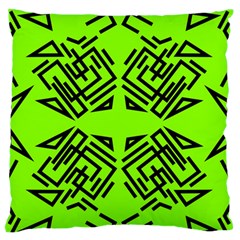 Abstract Pattern Geometric Backgrounds   Large Flano Cushion Case (two Sides) by Eskimos