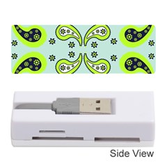 Floral Pattern Paisley Style  Memory Card Reader (stick) by Eskimos