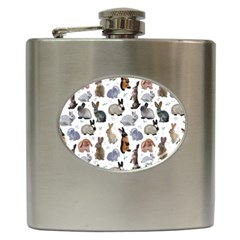 Funny Bunny Hip Flask (6 Oz) by SychEva