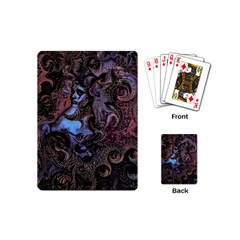 Boho Cthulu Playing Cards Single Design (mini) by MRNStudios