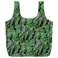 Botanic Camouflage Pattern Full Print Recycle Bag (xxxl) by dflcprintsclothing