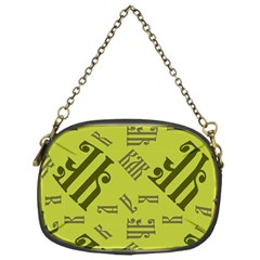 Abstract Pattern Geometric Backgrounds   Chain Purse (one Side) by Eskimos