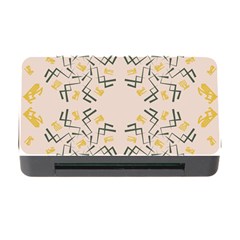 Abstract Pattern Geometric Backgrounds   Memory Card Reader With Cf