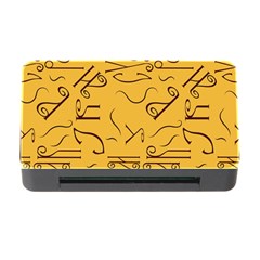 Abstract Pattern Geometric Backgrounds   Memory Card Reader With Cf