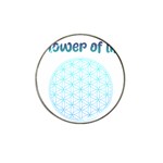 Flower Of Life  Hat Clip Ball Marker (4 pack) Front