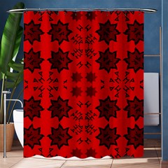 Abstract Pattern Geometric Backgrounds   Shower Curtain 60  X 72  (medium)  by Eskimos