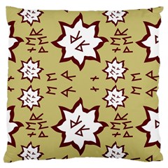 Abstract Pattern Geometric Backgrounds   Large Cushion Case (two Sides) by Eskimos