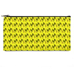 Fern Pattern 2 Yellow Pencil Case by violetheavensky