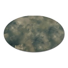 Algae Texture Patttern Oval Magnet