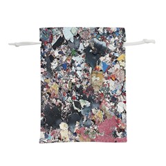 Multicolored Debris Texture Print Lightweight Drawstring Pouch (s)