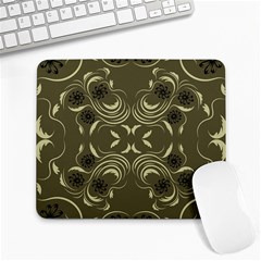 Folk Flowers Print Floral Pattern Ethnic Art Large Mousepads by Eskimos