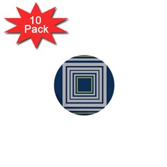 Abstract Pattern Geometric Backgrounds   1  Mini Buttons (10 Pack)  by Eskimos