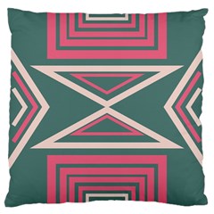 Abstract Pattern Geometric Backgrounds   Large Cushion Case (two Sides) by Eskimos