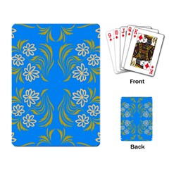 Floral Folk Damask Pattern  Playing Cards Single Design (rectangle) by Eskimos