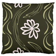 Folk Flowers Print Floral Pattern Ethnic Art Standard Flano Cushion Case (two Sides) by Eskimos