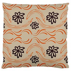 Folk Flowers Print Floral Pattern Ethnic Art Standard Flano Cushion Case (two Sides) by Eskimos