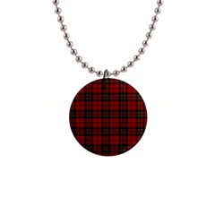 Brodie Clan Tartan 1  Button Necklace