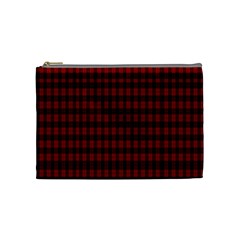 Tartan Red Cosmetic Bag (medium) by tartantotartansreddesign2