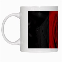 Roses Rouge Fleurs White Mug by kcreatif