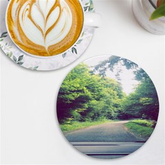 Photo Vue Sur Forêt  Uv Print Round Tile Coaster by kcreatif