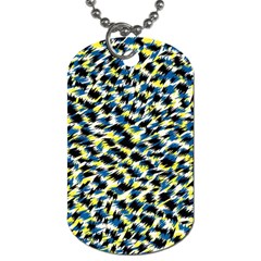 Digital Animal  Print Dog Tag (one Side) by Sparkle