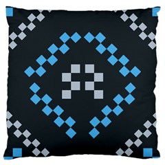 Abstract Pattern Geometric Backgrounds   Large Cushion Case (two Sides) by Eskimos