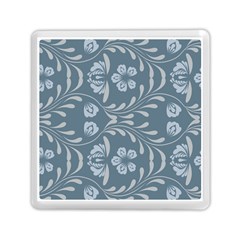 Folk Flowers Print Floral Pattern Ethnic Art Memory Card Reader (square) by Eskimos