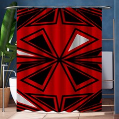 Abstract Pattern Geometric Backgrounds   Shower Curtain 60  X 72  (medium)  by Eskimos