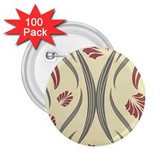 Folk Flowers Print Floral Pattern Ethnic Art 2 25  Buttons (100 Pack)  by Eskimos