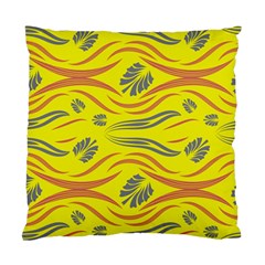 Folk Flowers Print Floral Pattern Ethnic Art Standard Cushion Case (one Side) by Eskimos