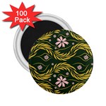 Folk flowers print Floral pattern Ethnic art 2.25  Magnets (100 pack)  Front